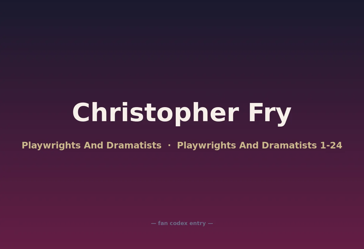 Christopher Fry