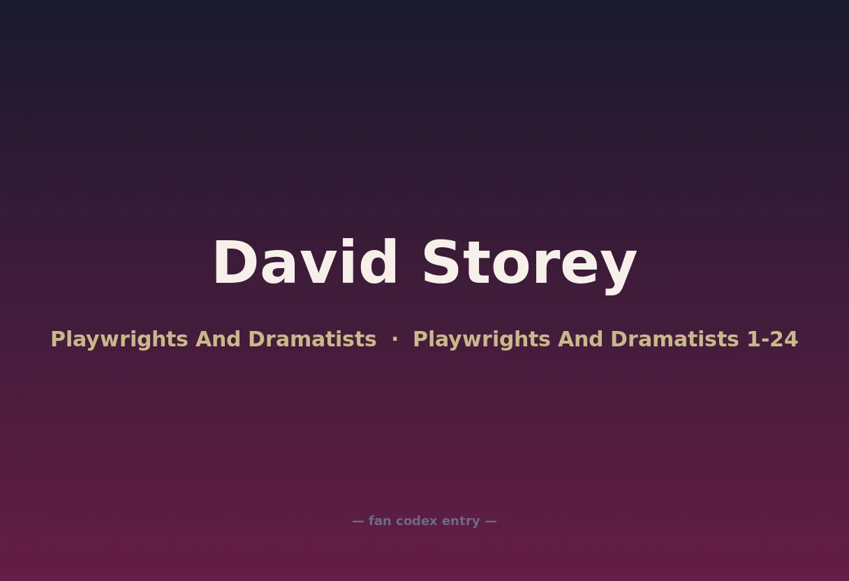David Storey
