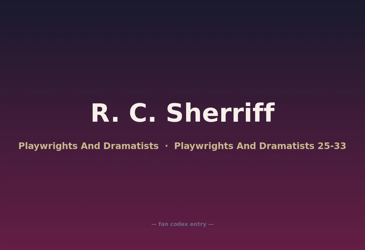 R. C. Sherriff